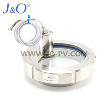 Hygienic Stainless Steel Union Sight Glass With Light For Tank