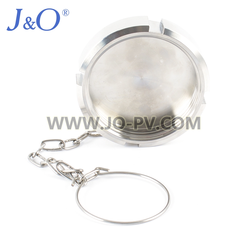 Sanitary Stainless Steel DIN Blind Nut With Chain