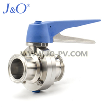 Sanitary Butterfly Valve 12 Positions Handle